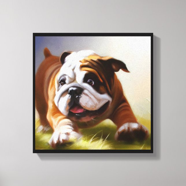 Lienzo Bulldog (Anverso)