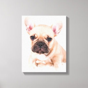 Lienzo Bulldog francés