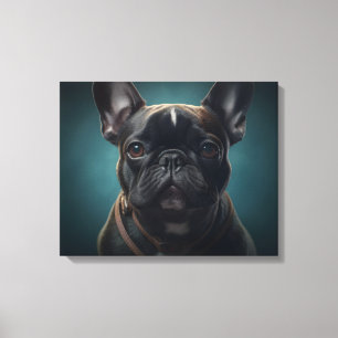 Lienzo Bulldog francés