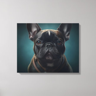 Lienzo Bulldog francés