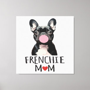 Lienzo Bulldog francés adorable