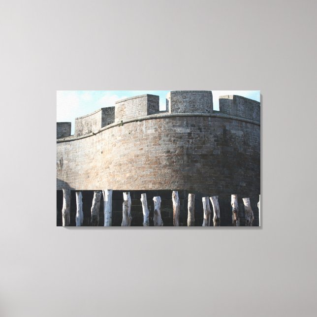 Lienzo Bulwark Fortifications Saint Malo Brittany Canvas (Anverso)