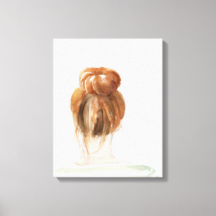 Lienzo Bun de nudo rojo