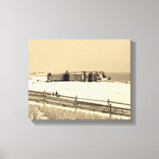 Lienzo Bunker de Cape May (Anverso)