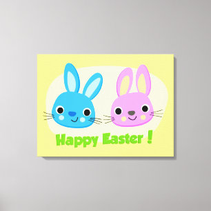 LIENZO BUNNES "FELIZ"