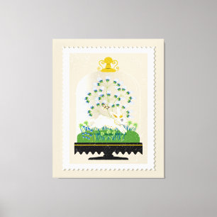 Lienzo Bunny Cloche francés