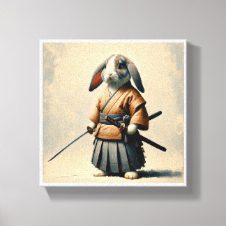Lienzo Bunny Samurai