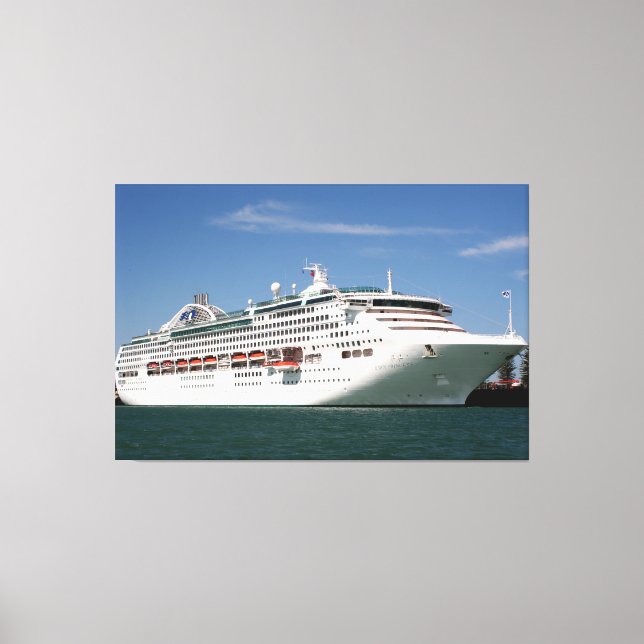 Lienzo Buque de crucero Dawn Princess (Anverso)