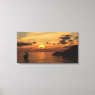 Lienzo Buque de navegación