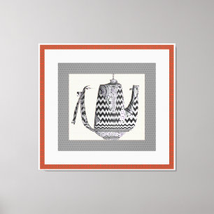 Lienzo Buque Roto Y Distorsionado