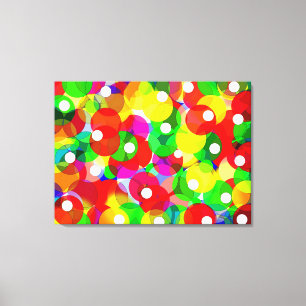 Lienzo Burbujas afortunadas