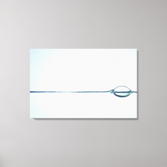 Lienzo Burbujas en la superficie del agua (Anverso)