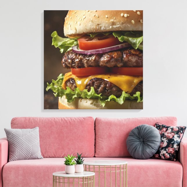 Lienzo Burger (Insitu (Sala de estar))