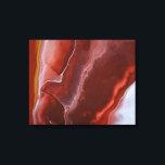 Lienzo Burgundy Red Rust Swirls Liquid Marble Art<br><div class="desc">Este diseño fue creado a partir de mi pintura de acrílico fluido única. Puede personalizarse haciendo clic en el botón personalizar y agregando un nombre, iniciales o sus palabras favoritas. Contáctame en colorflowcreations@gmail.com si quieres tener este diseño en otro producto. Compra mi pintura de acrílico abstracta original a la venta...</div>