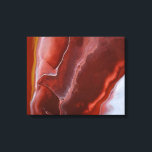 Lienzo Burgundy Red Rust Swirls Liquid Marble Art<br><div class="desc">Este diseño fue creado a partir de mi pintura de acrílico fluido única. Puede personalizarse haciendo clic en el botón personalizar y agregando un nombre, iniciales o sus palabras favoritas. Contáctame en colorflowcreations@gmail.com si quieres tener este diseño en otro producto. Compra mi pintura de acrílico abstracta original a la venta...</div>