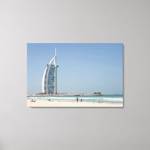 Lienzo Burj Al Arab Desde Sunset Beach, Dubai