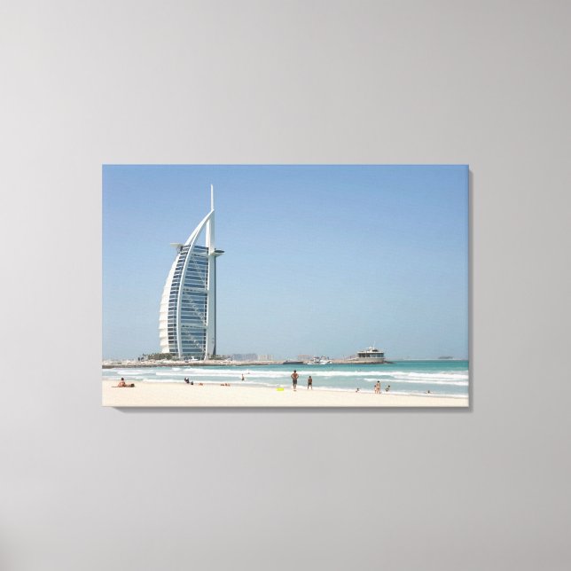 Lienzo Burj Al Arab Desde Sunset Beach, Dubai (Anverso)