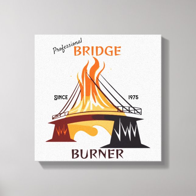 Lienzo Burner de puente profesional (Anverso)