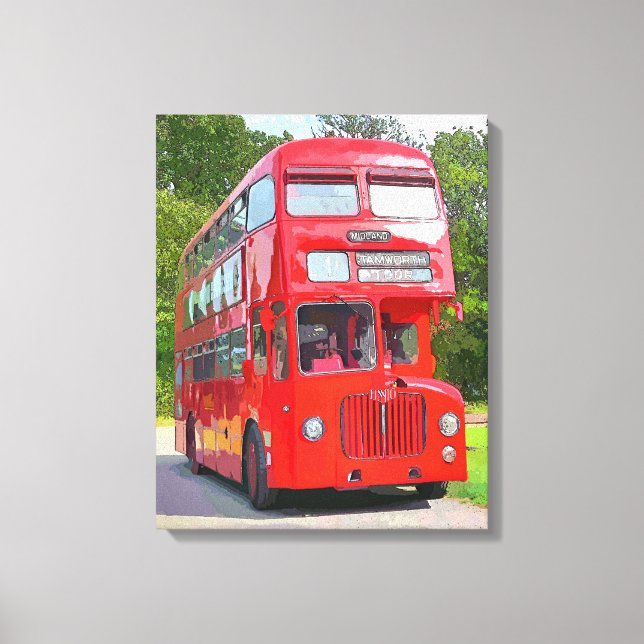 LIENZO BUS ROJO (Anverso)