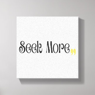 Lienzo Busca Más – Tipografía Motivacional Minimalista