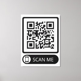 Lienzo Buscar código QR de marketing