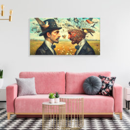 Lienzo Buscar el nuevo nido