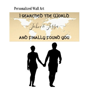 Lienzo Búsqueda Mundial & Personalizado BODA