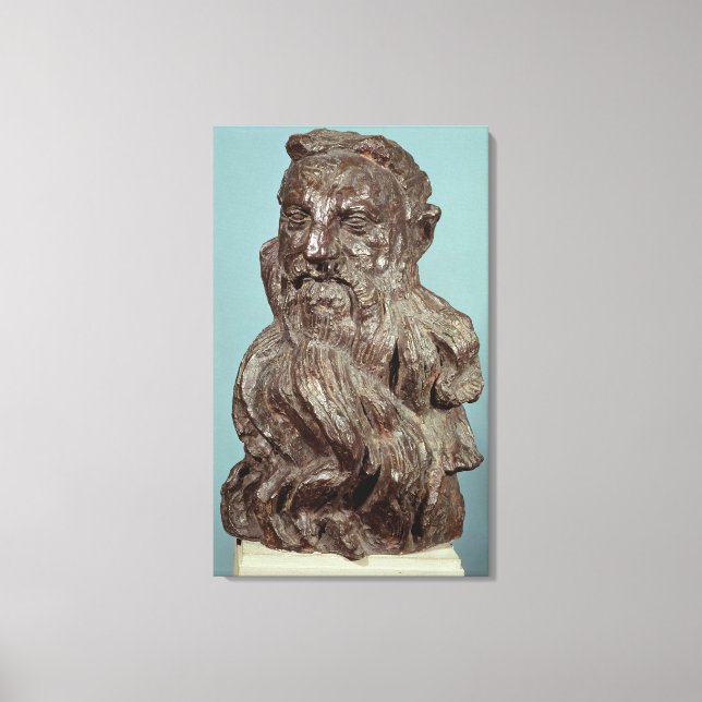 Lienzo Busto de Auguste Rodin 1909 (Anverso)