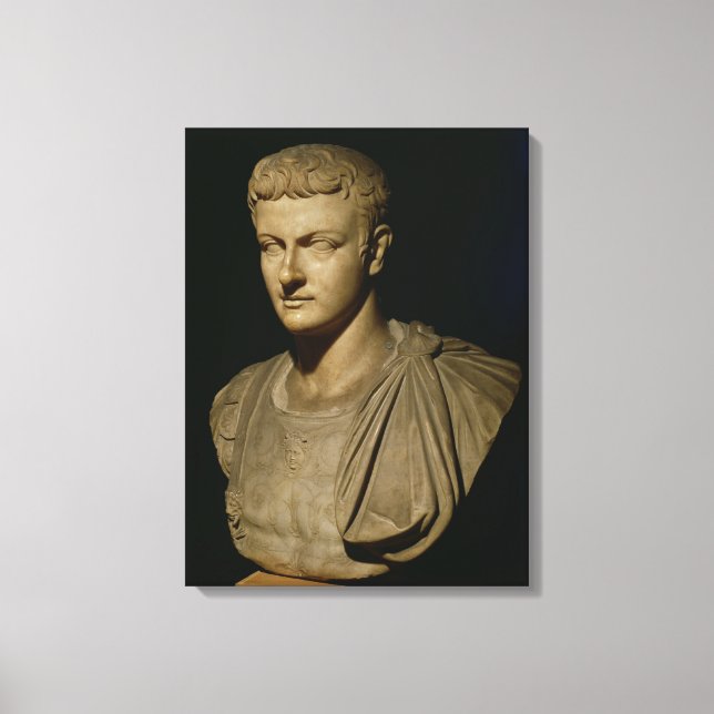 Lienzo Busto de Caligula (Anverso)