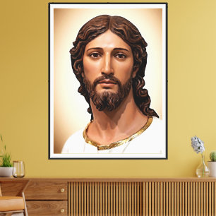 Lienzo BUSTO DE CRISTO EL SALVADOR por MICHELANGELO 2026