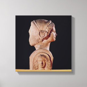 Lienzo Busto de doble cabeza