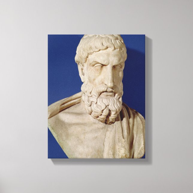 Lienzo Busto de Epicurus (Anverso)