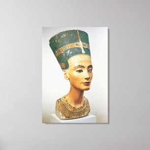 Lienzo Busto de la reina Nefertiti, del estudio del sc