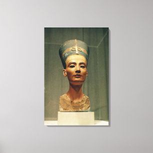 Lienzo Busto de la reina Nefertiti, vista delantera