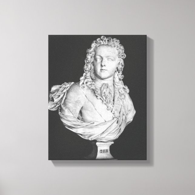 Lienzo Busto de Luis XV 1719 (Anverso)