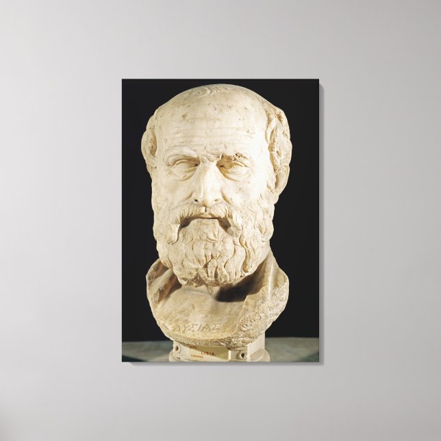 Lienzo Busto de Lysias (Anverso)