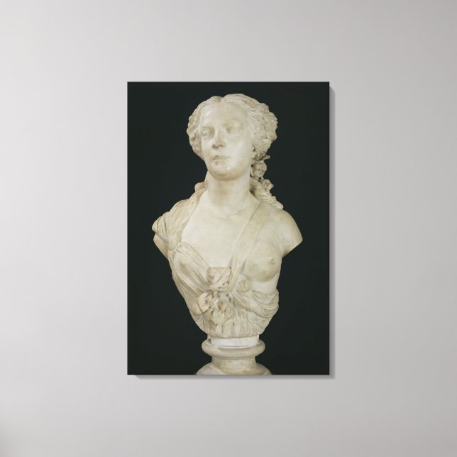 Lienzo Busto de Madame Sabatier, 1847 (Anverso)