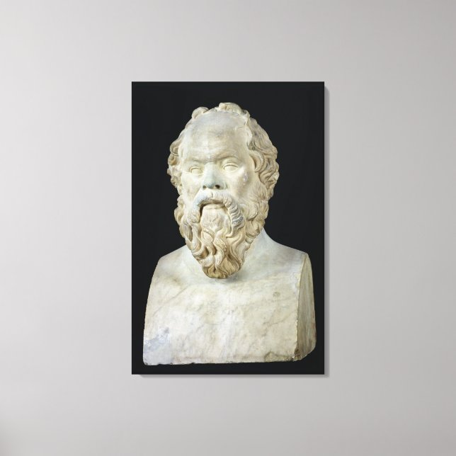 Lienzo Busto de Sócrates (Anverso)
