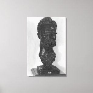 Lienzo Busto del alemán de Friedrich Nietzsche