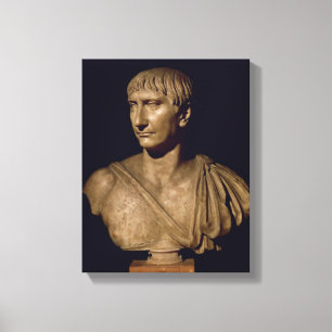 Lienzo Busto del retrato del emperador Trajan
