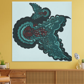 Lienzo Butterfly Dreams:A Fusion of Flowers and Fantasy