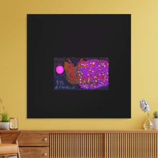 Lienzo Butterfly Flower on Water