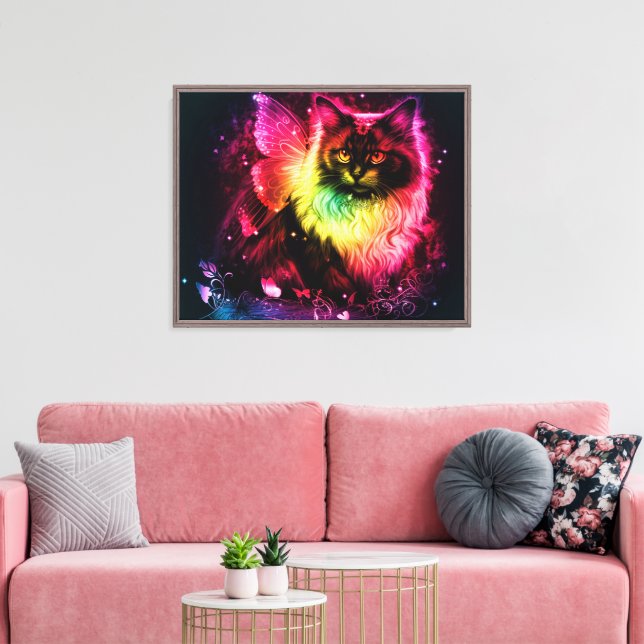Lienzo Butterfly Kitty (Insitu (Sala de estar))