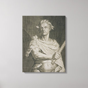 Lienzo C. emperador de Julio César (100-44 A.C.) del