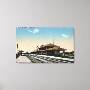 Lienzo C y depósito del ferrocarril del nanovatio