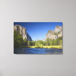 Lienzo CA, Parque Nacional Yosemite, vista del valle con 