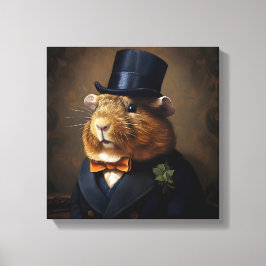 Lienzo Caballero del Cerdo Edwardian Guinea