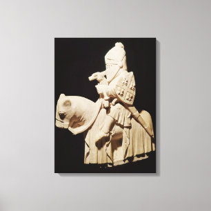 Lienzo Caballero en armadura en su caballo