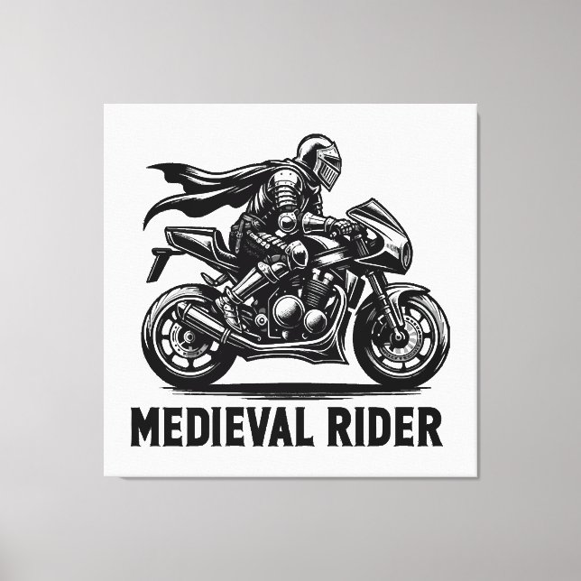 Lienzo caballero medieval (Anverso)