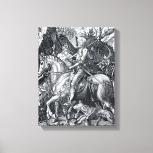 Lienzo Caballero, muerte y el diablo - Albrecht Dürer